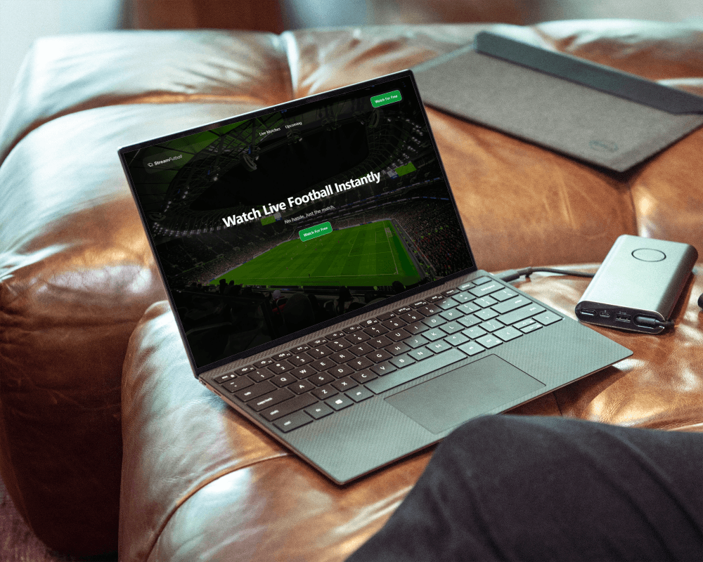 StreamFutball mockup